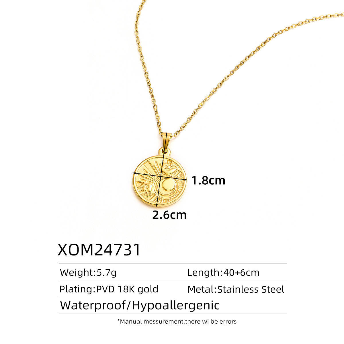 High-End Non-Fading Titanium Steel Women's Collarbone Necklace — INS Euro Style