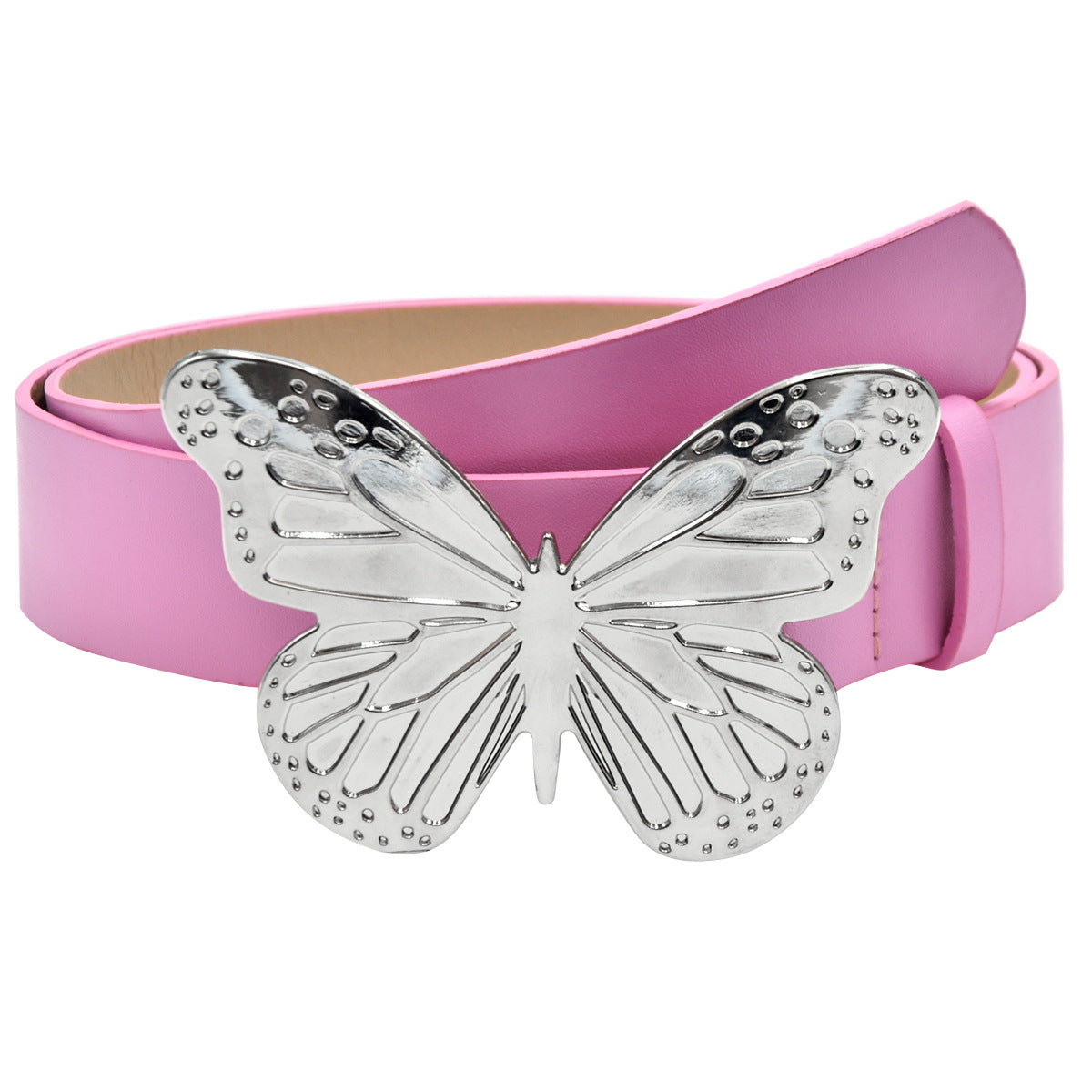 Silver Metal Butterfly Belt