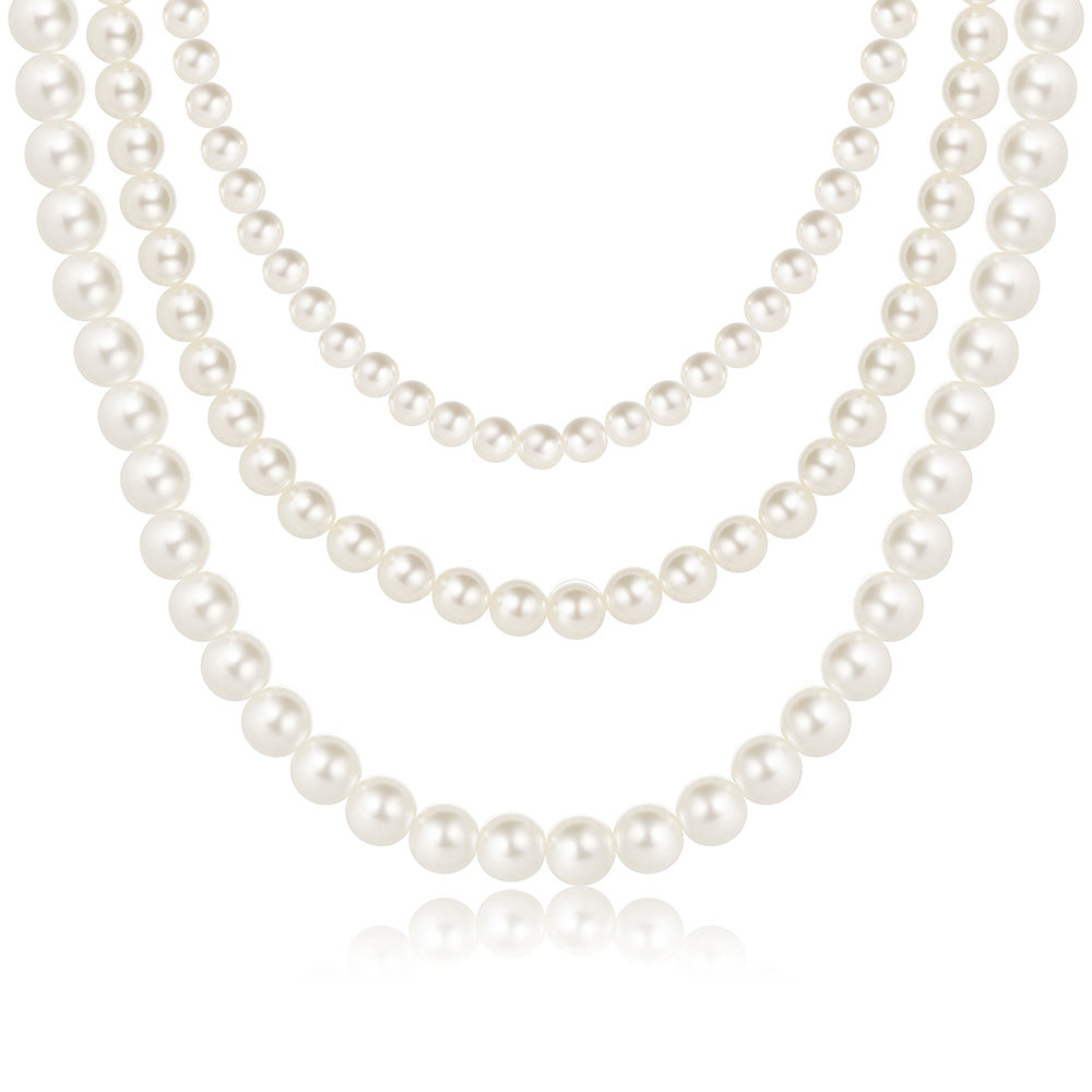 Multi-Layer Baroque Pearl Necklace
