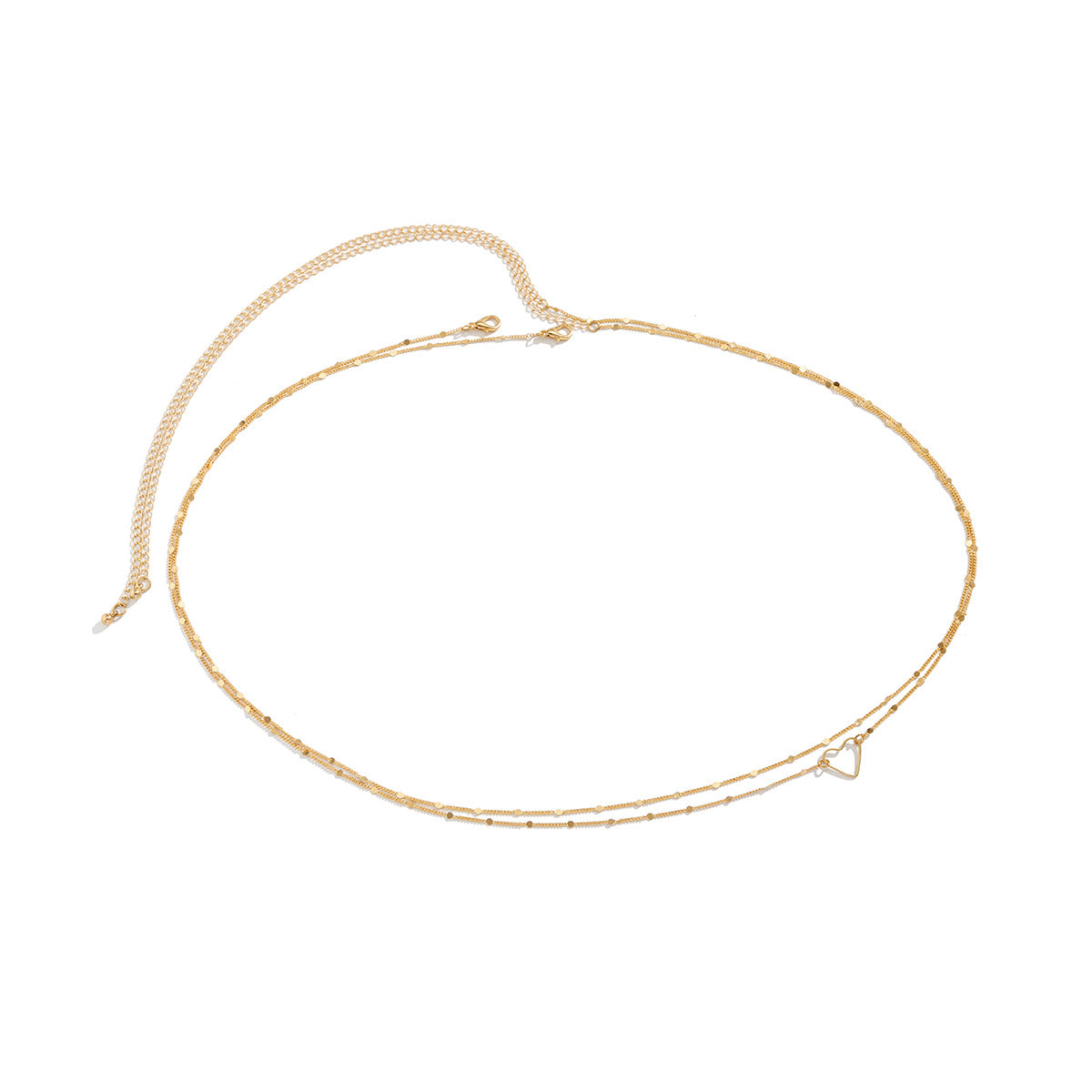 8-figure versatile heart-shaped temperament body chain
