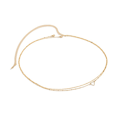 8-figure versatile heart-shaped temperament body chain