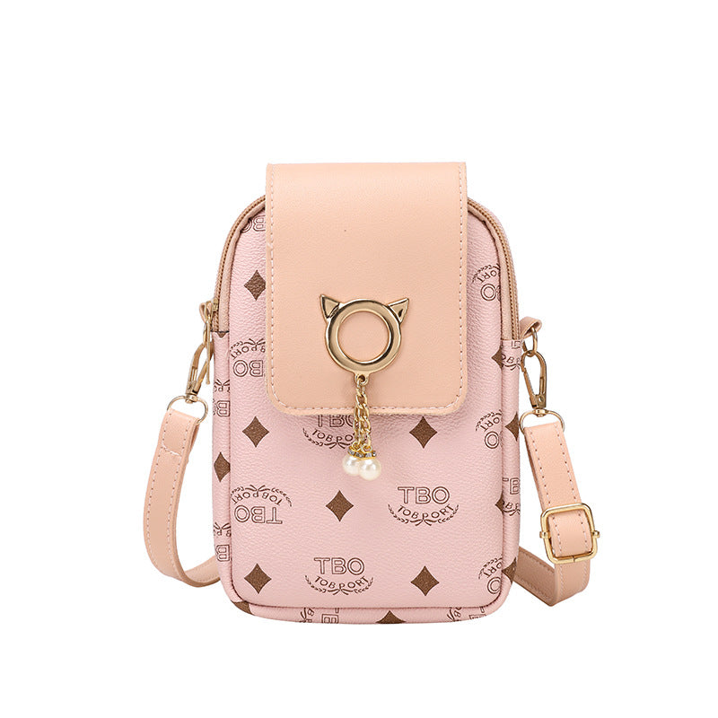 Fashion printed mobile phone bag