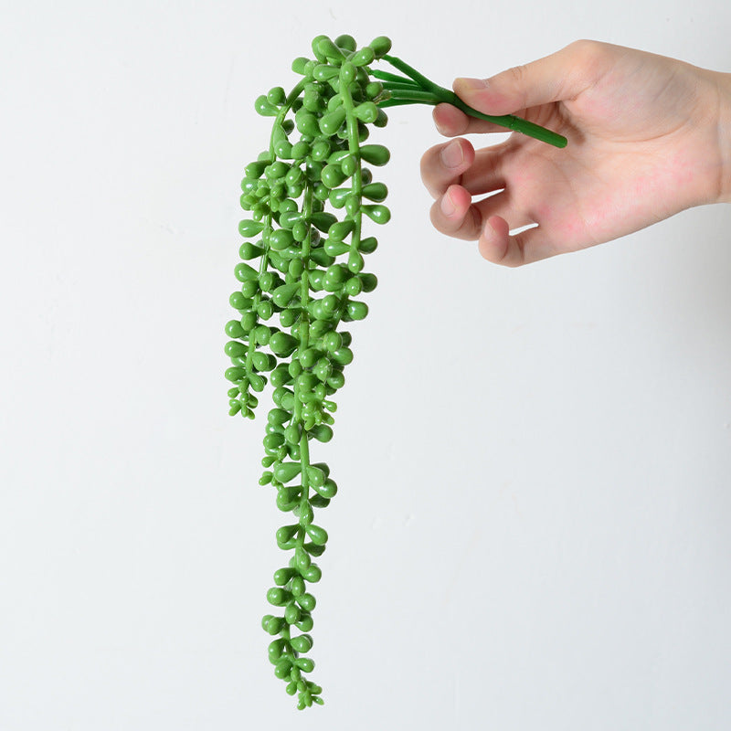Artificial hanging fake plants simulation flowers