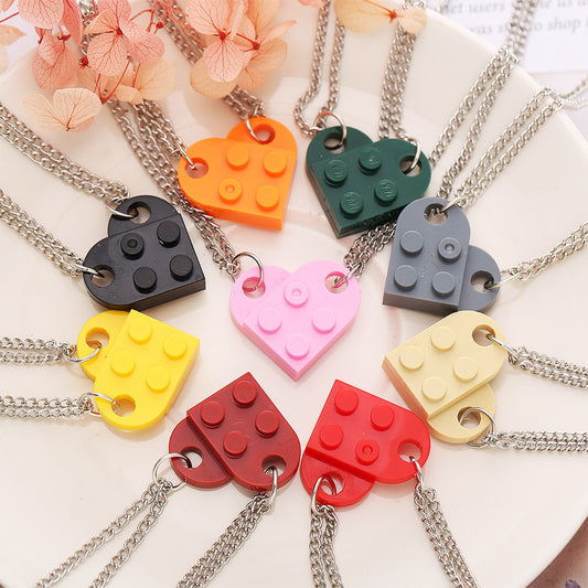 Double-Layer Heart Pendant Necklace