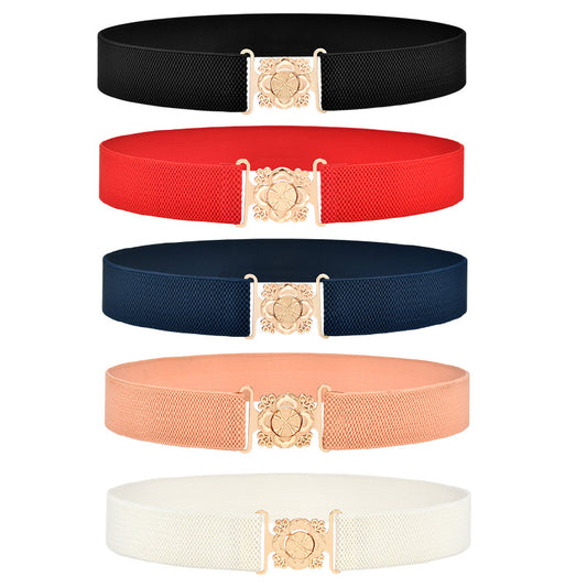 Elastic wide waist seal with fashion