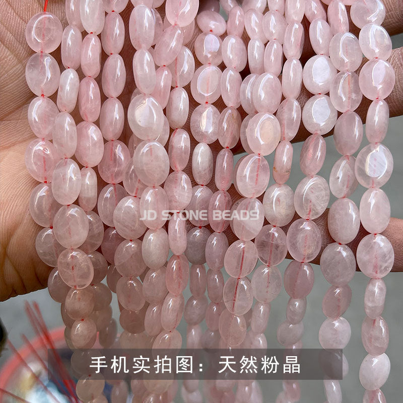 8X10mm crystal jade oval loose beads