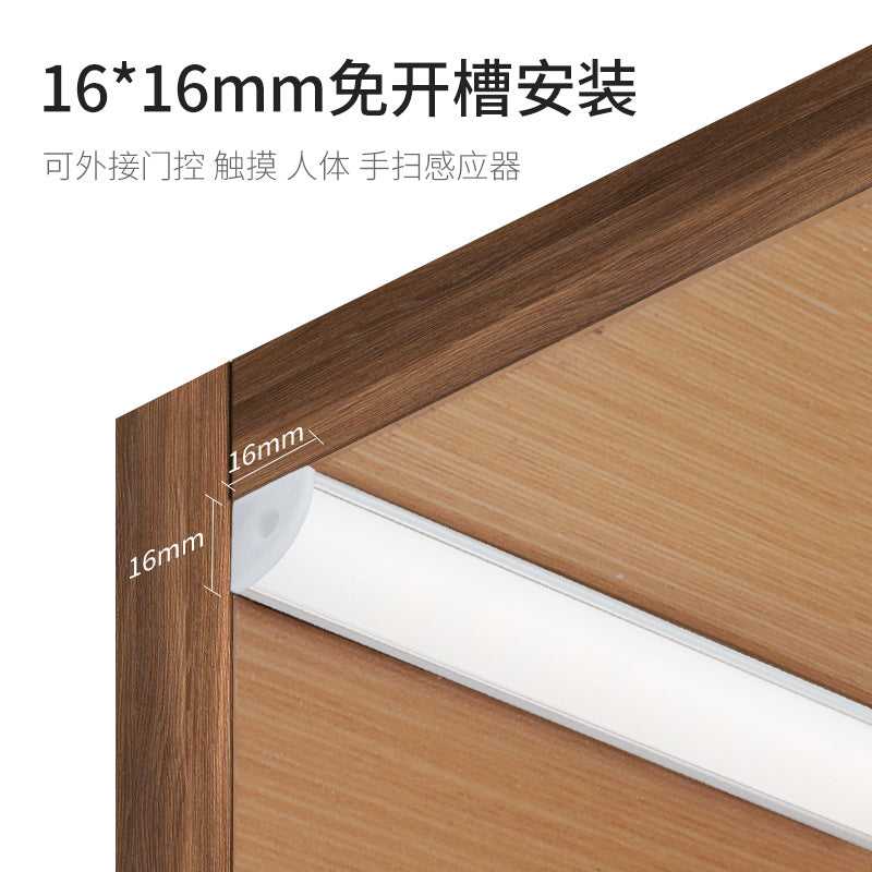 Custom LED triangle cabinet light