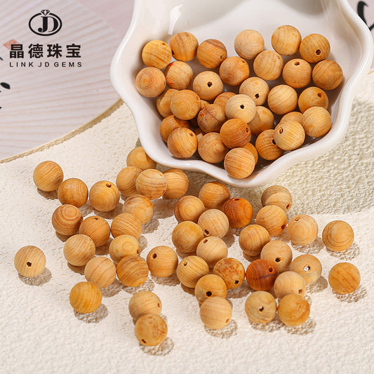 Cypress loose bead wooden DIY bracelet