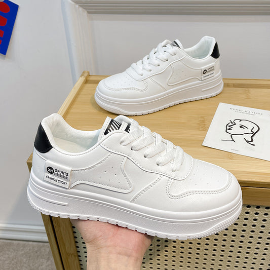 Primavera 2023 Zapatillas bajas blancas, informales y de moda 