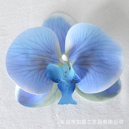 Cabeza de flor de orquídea mariposa de laminación 3D de simulación 