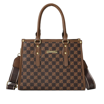 Printed tote bag versatile messenger bag