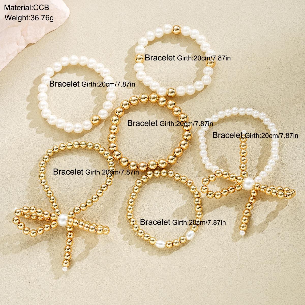 Baroque Pearl Multi-layer Bracelet Set