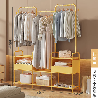 Floor Clothes Drying Rack Organizer