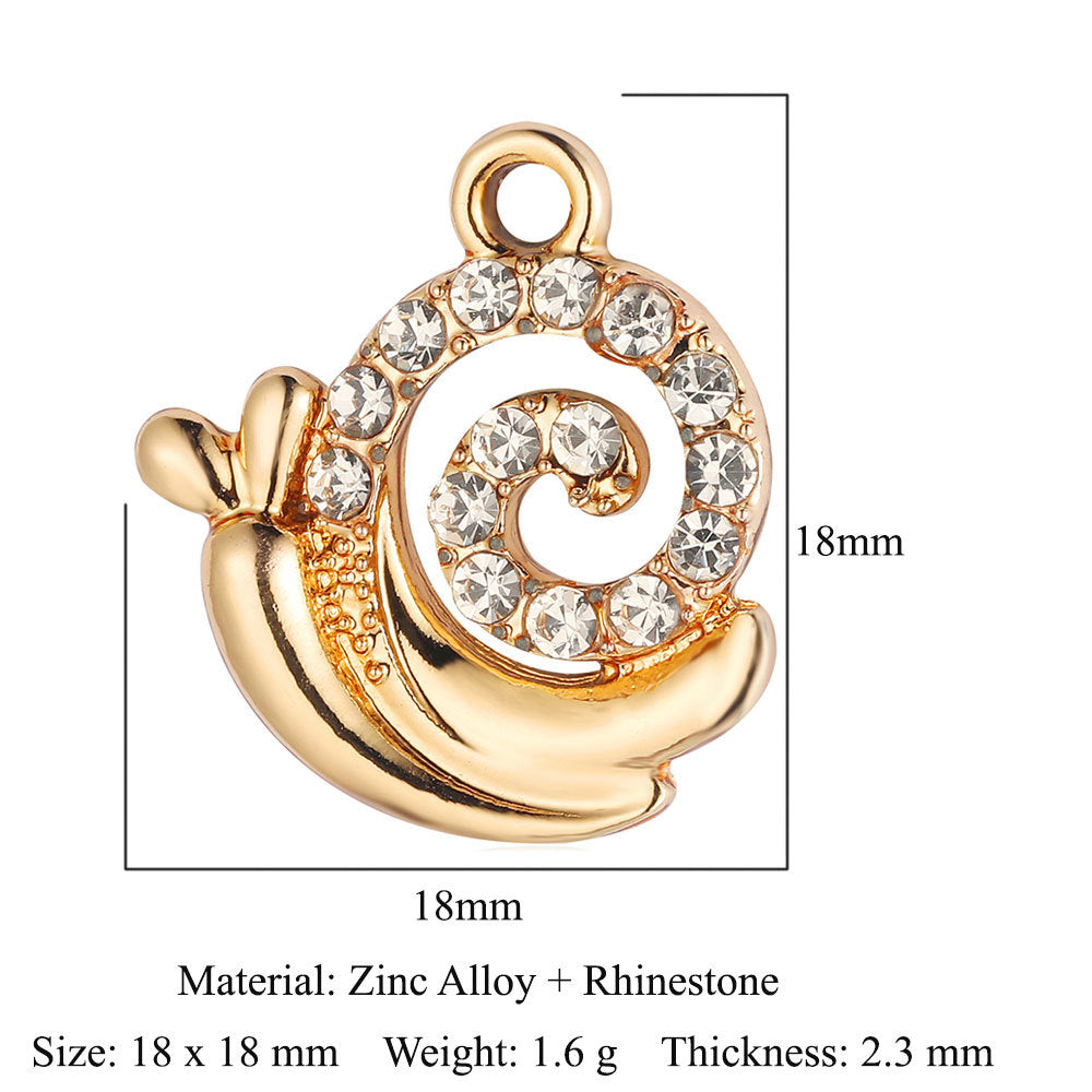 5pcs/pack bee starfish elk zinc alloy pendant