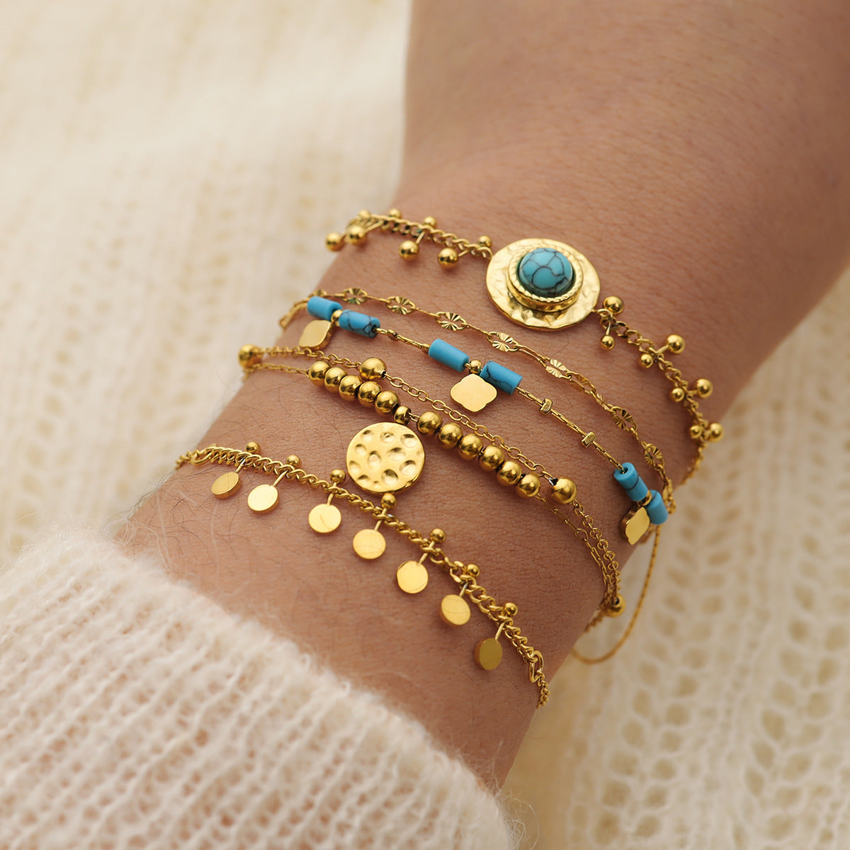 Vintage Disc Sequin Bracelet