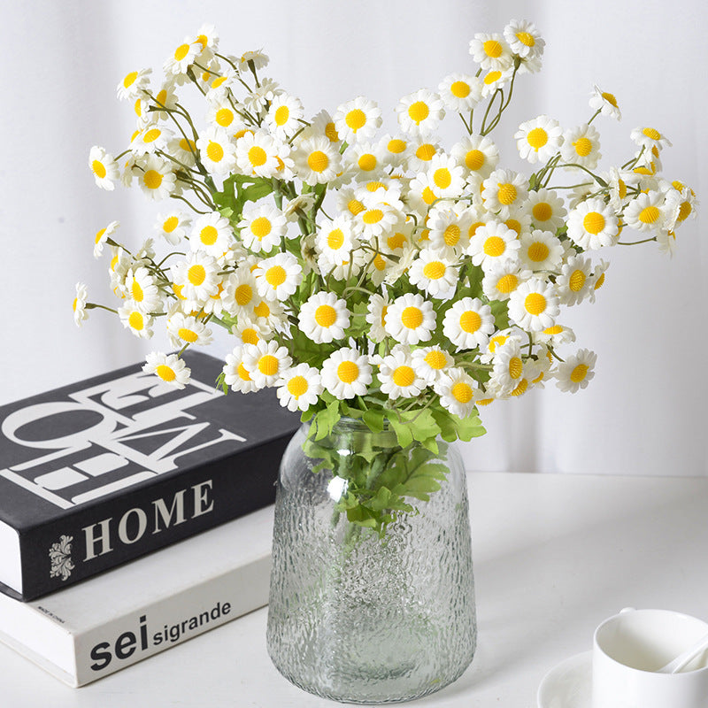 30 small daisy artificial flowers chamomile cosmos