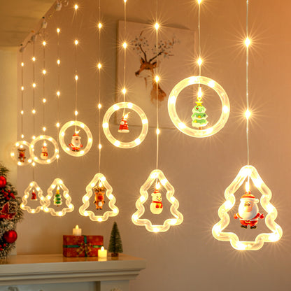Five-pointed star curtain light LED star light string