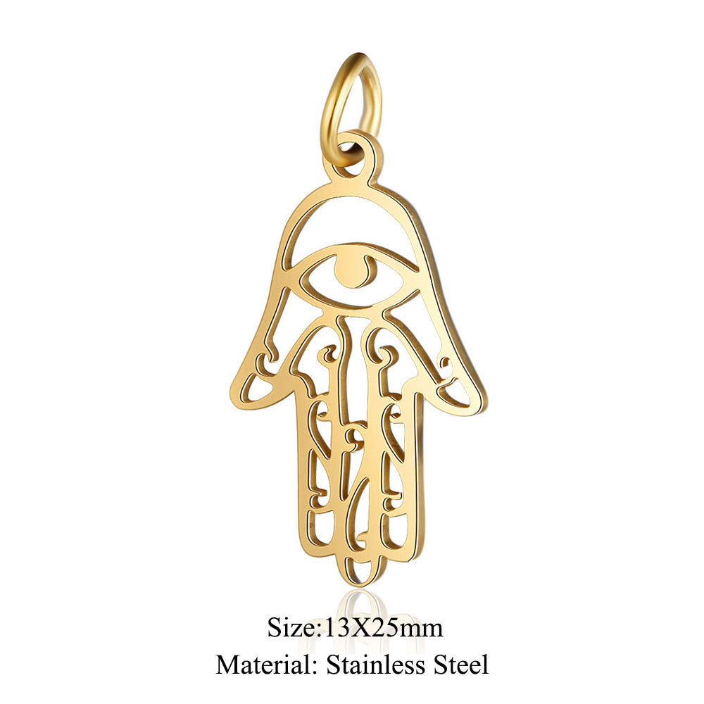 5 pcs/titanium steel jewelry connecting accessories pendant