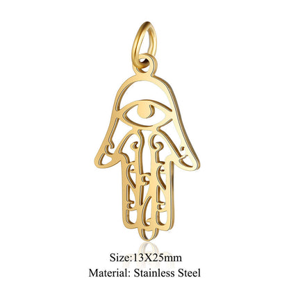 5 pcs/titanium steel jewelry connecting accessories pendant