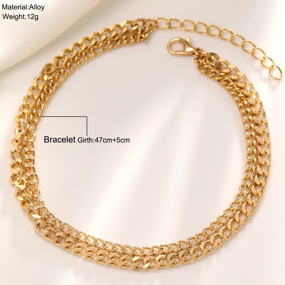 Double anklet foot trim set