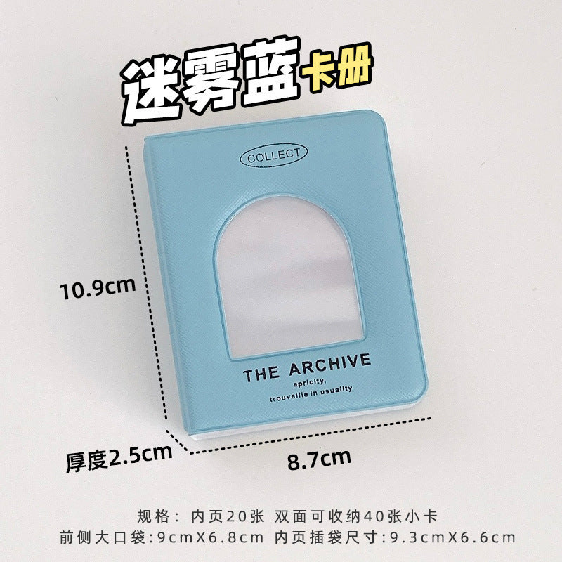 Card Holder, One-Grid, Star-Fan Mini Album