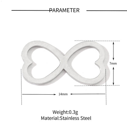 20 pcs/pack of boys and girls digital titanium steel pendants