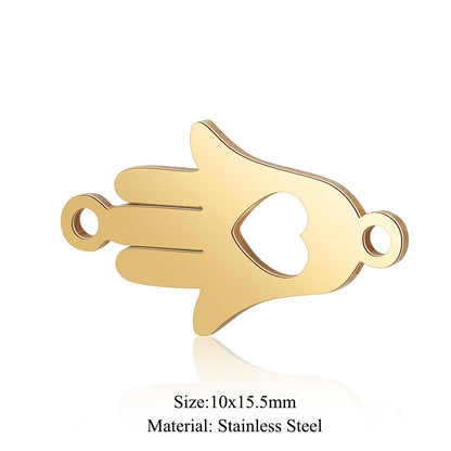 5 pcs/titanium steel jewelry connecting accessories