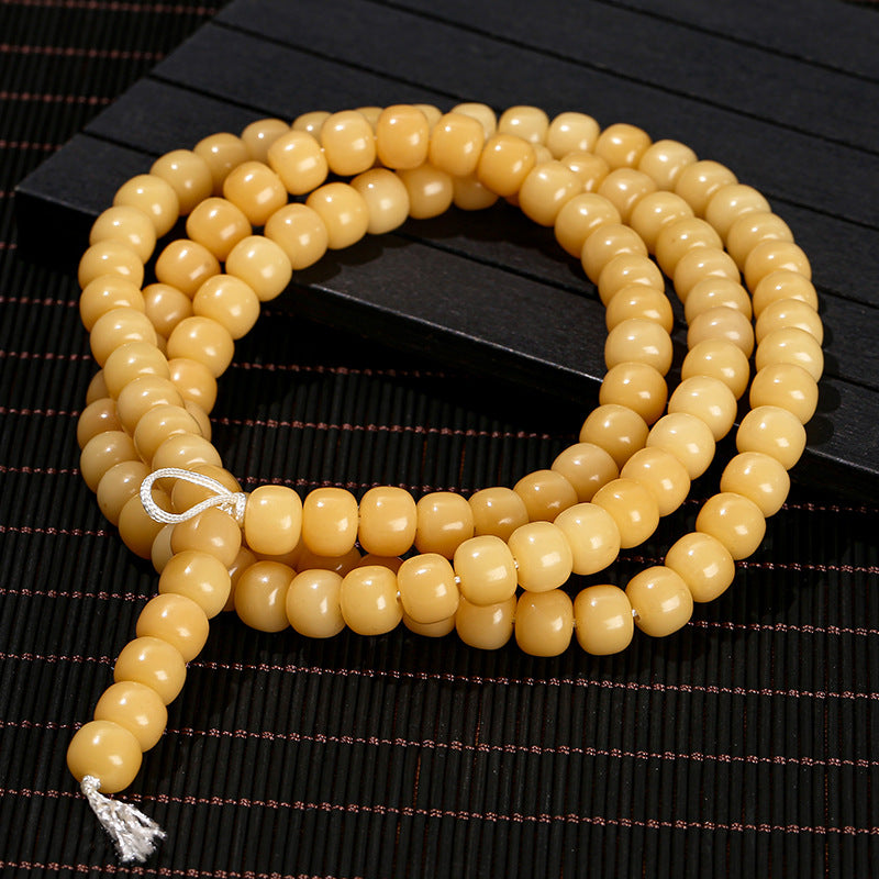 Duobao Bodhi Root 108 Buddha Beads Bracelet