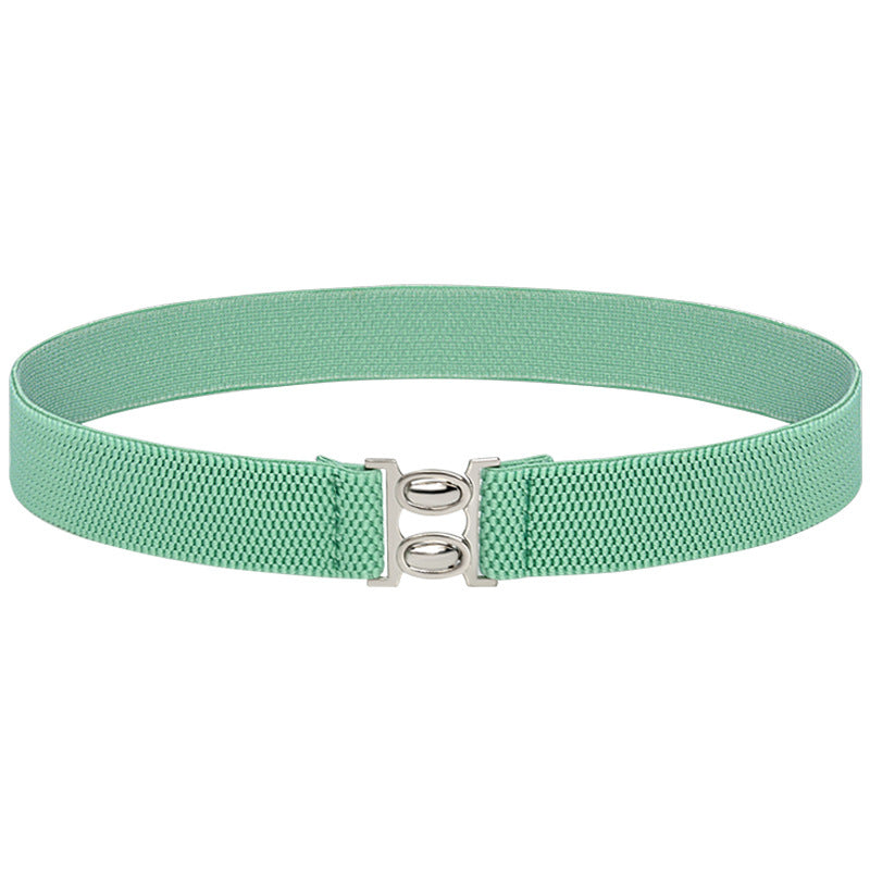 Elastic belt female black