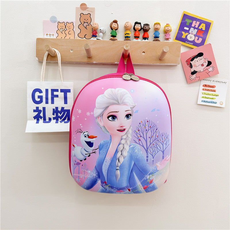 Eggshell kindergarten baby pony schoolbag