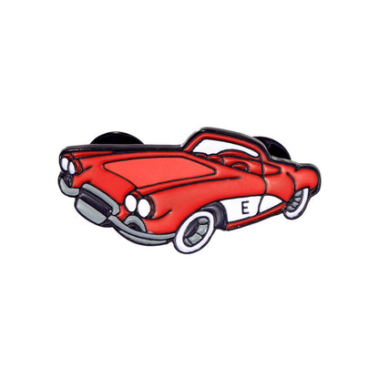 Racing series brooch alloy