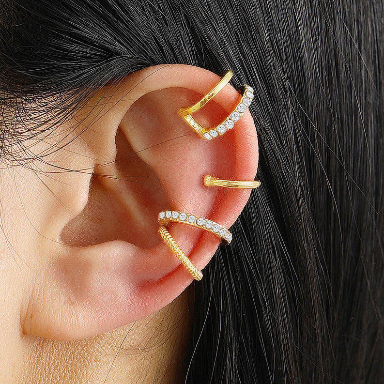 C-Type Cartilage Ear Clip Set