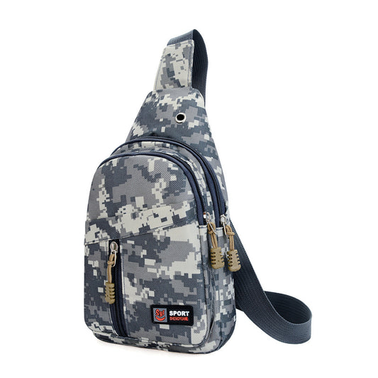 Casual breast bag, oblique span bag