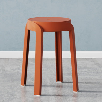Thick Plastic Stool Stackable Home
