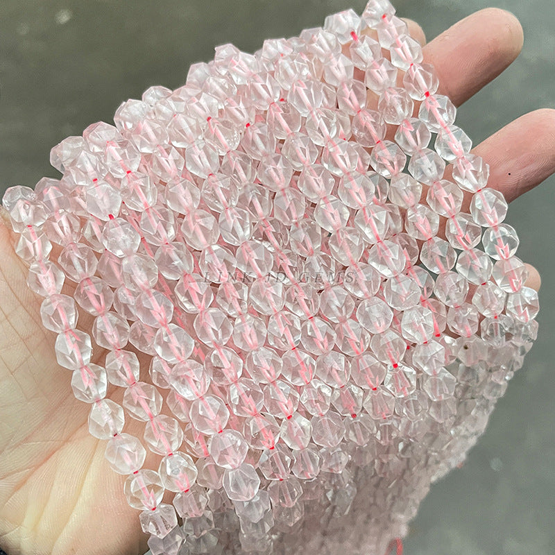 8/10 Ice Through Powder Crystal Diamond Faceted Rhombus Beads Loose Beads