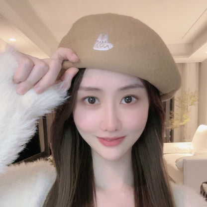 Flattering Wool Beret for Winter