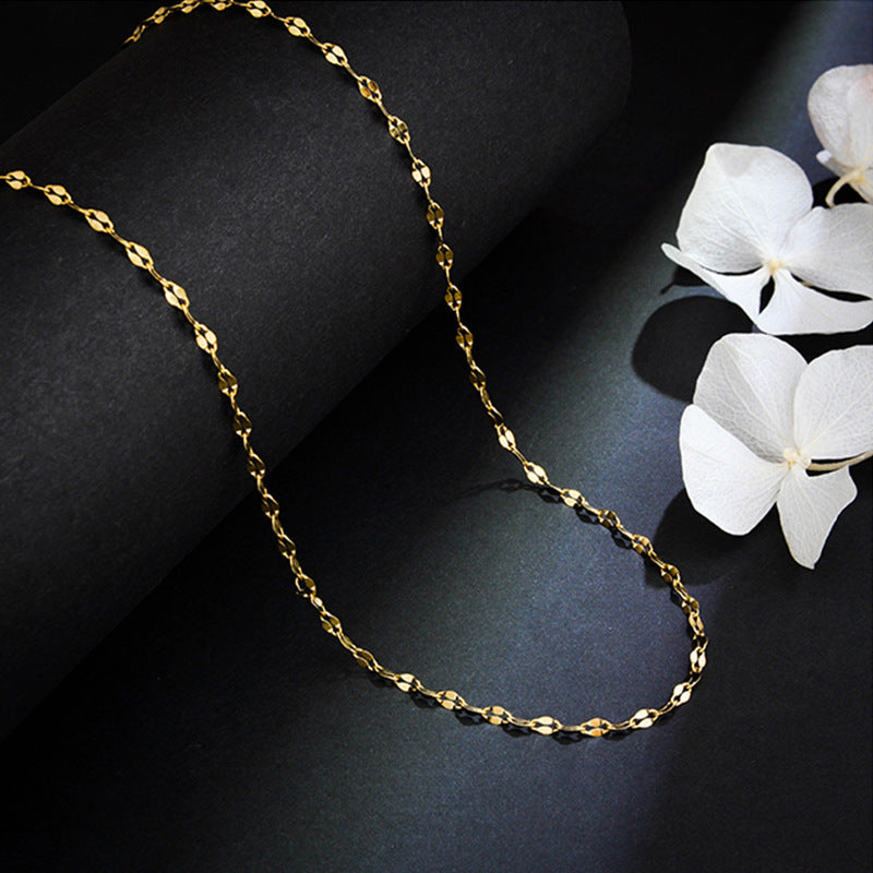 Universal chain titanium steel necklace female