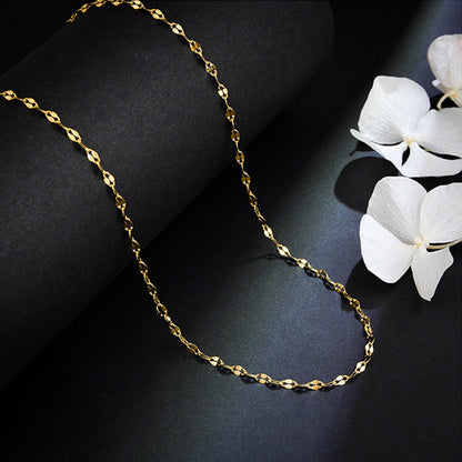 Universal chain titanium steel necklace female