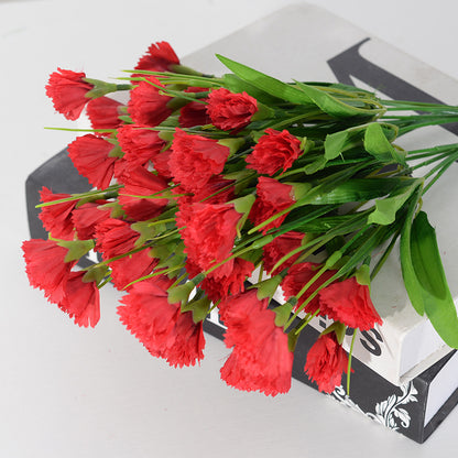 15 artificial carnation flowers