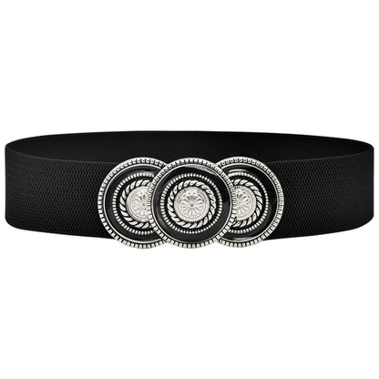 red Black Waist Seal Ladies Fashion