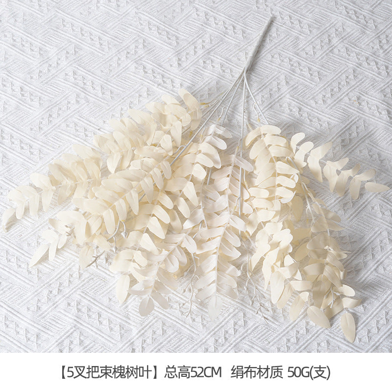 Champagne color rose artificial flower arrangement plastic flower