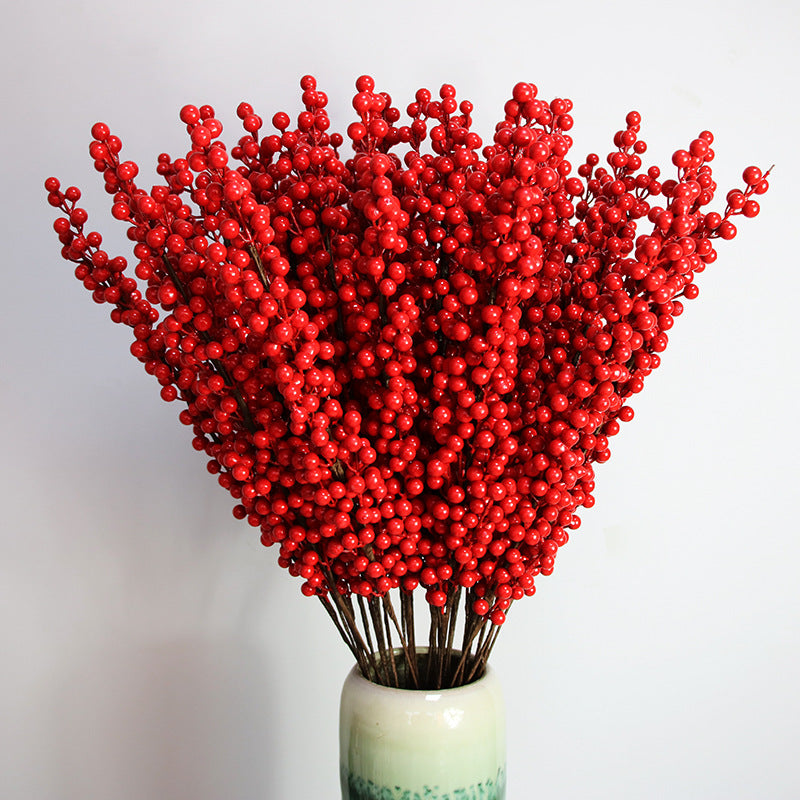 Simulation red berry Christmas red fruit