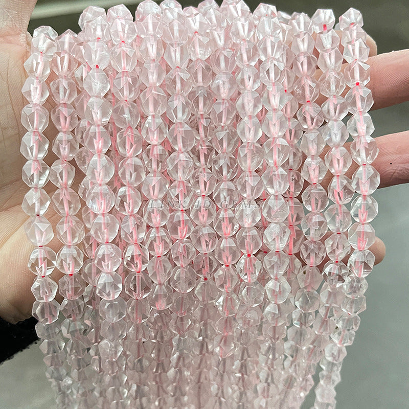 8/10 Ice Through Powder Crystal Diamond Faceted Rhombus Beads Loose Beads