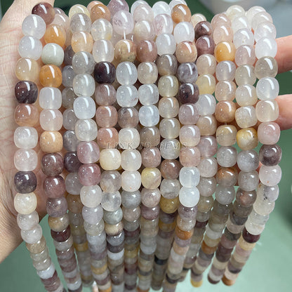 8/10Mm Natural Violet Stone Old Bead Apple Bead Bracelet