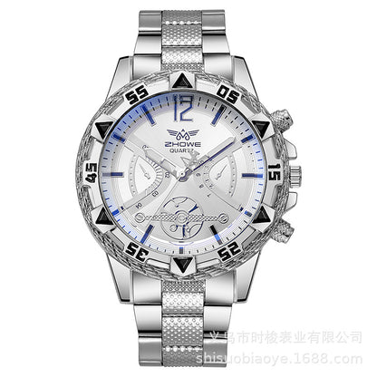 Cross-Border Blue Glass Men's Watch