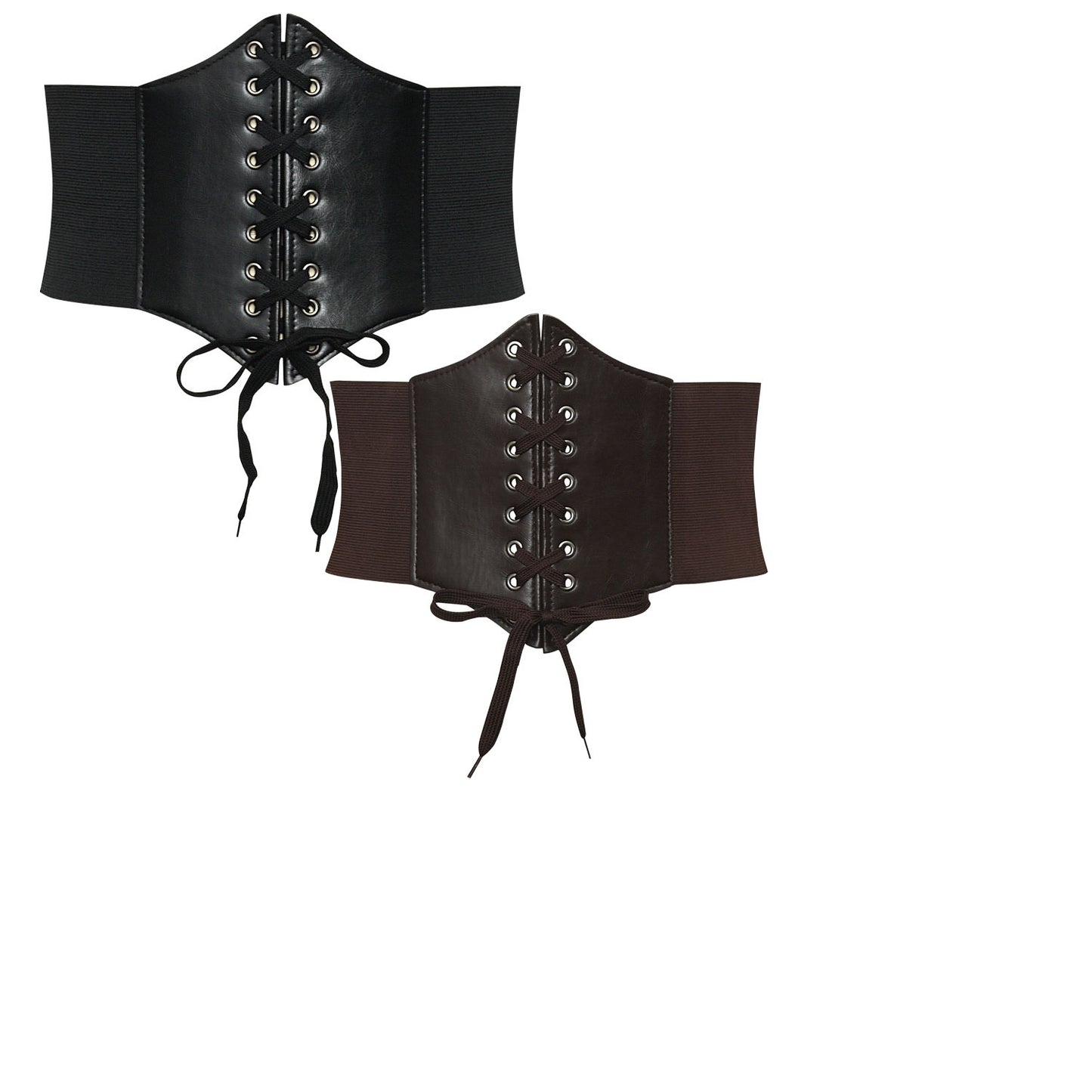 Elastic waist width belt