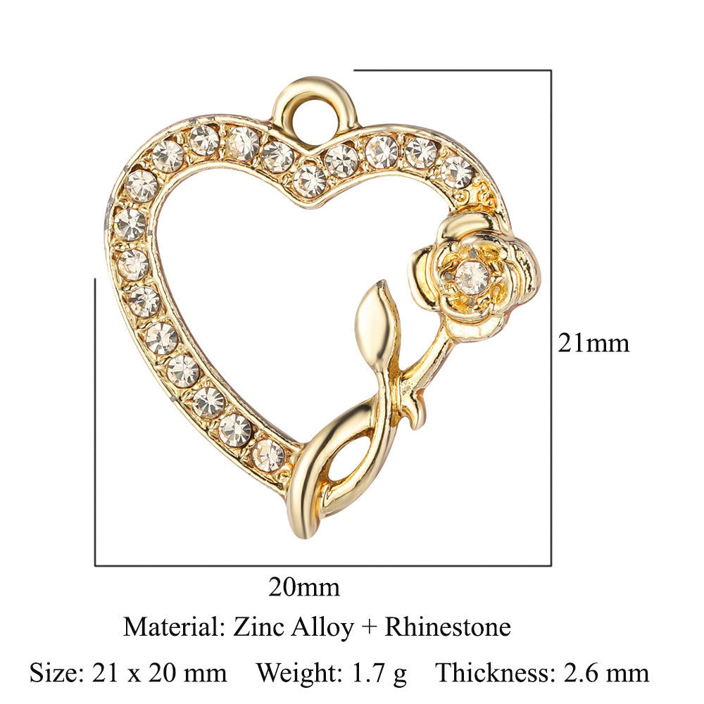 5pcs/bag, alloy necklace, earrings and pendant.