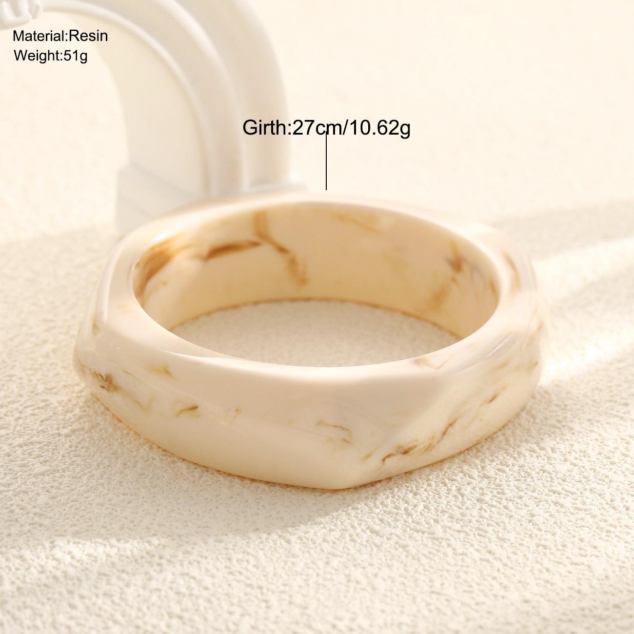 Abstract Irregular Resin Bracelet