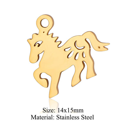 5 pcs/titanium steel pendant Seagull Mouse Koala Panda