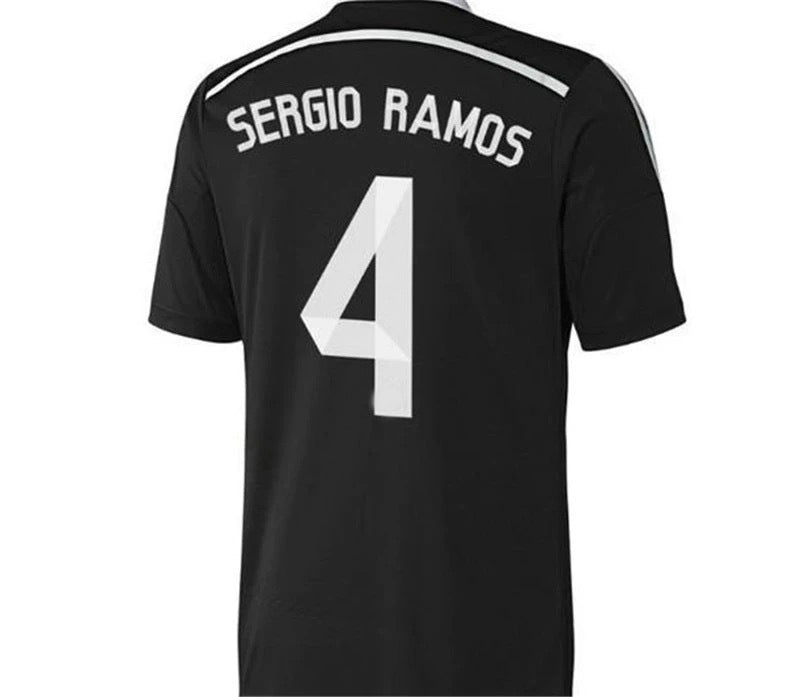 14-15 La Liga Real Madrid Retro Black Away Jersey